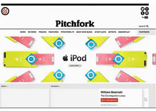跳出网页的iPod 苹果制作网页版3D广告